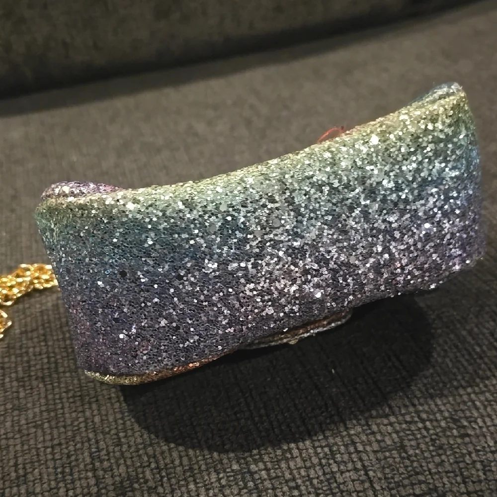 Glittery Rainbow Chain Bag - Picture 4 of 9